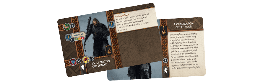 A Song of Ice and Fire : Tabletop Miniatures Game - Bolton Cutthroats